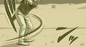 切り返しのタメを作る下半身始動ドリル